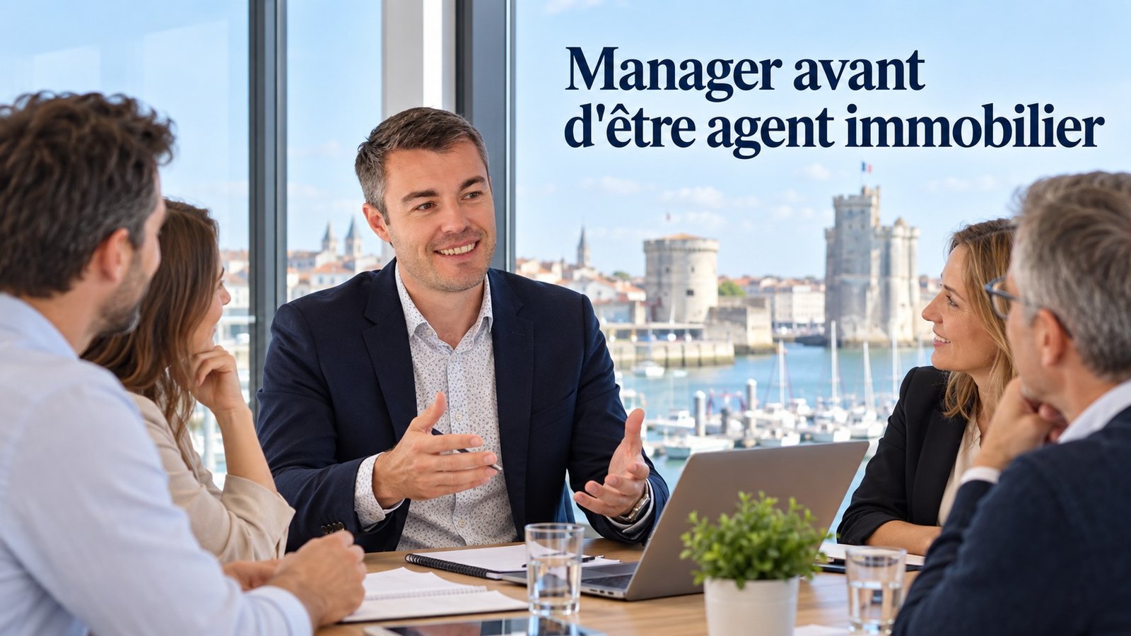 Sven Lamour, manager avant d'être agent immobilier à La Rochelle